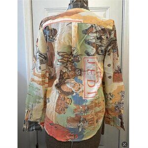Handmade Vintage Return of The Jedi Star Wars Button-down shirt XS
